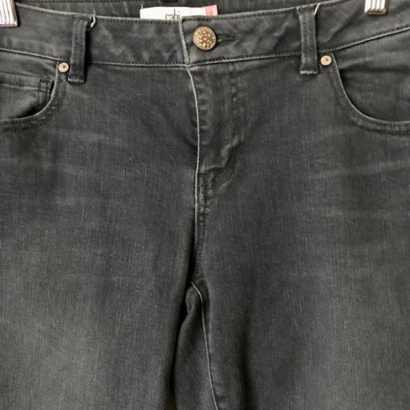 CAbi Slim Boyfriend Jeans - Charcoal Gray - 10 - Picture 3 of 10